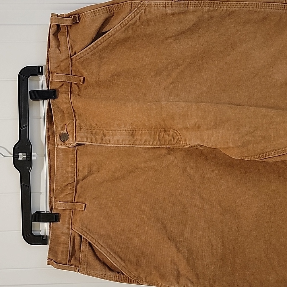Carhartt B111 Brown Carpenter Work Pants Size 40x33 - Picture 2 of 8